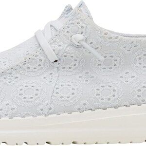 Women's Slip-On Loafers Fabric Eyelet Light-Weight Comfort Travel Shoes